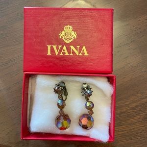 Vintage clip on earrings